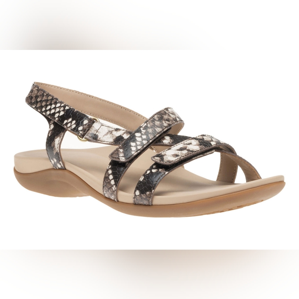 ABEO Ollie snakeskin walking sandals size 9.5